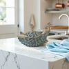 Silver peacock-shaped blue-green enamel storage box, seasoning jar and storage jar details Picture